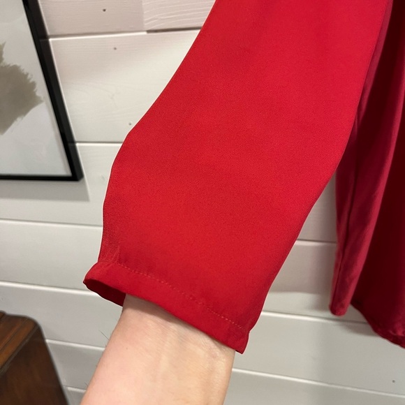 ❤️ SLT STUDIO – Red Blouse Size S - Picture 7 of 11